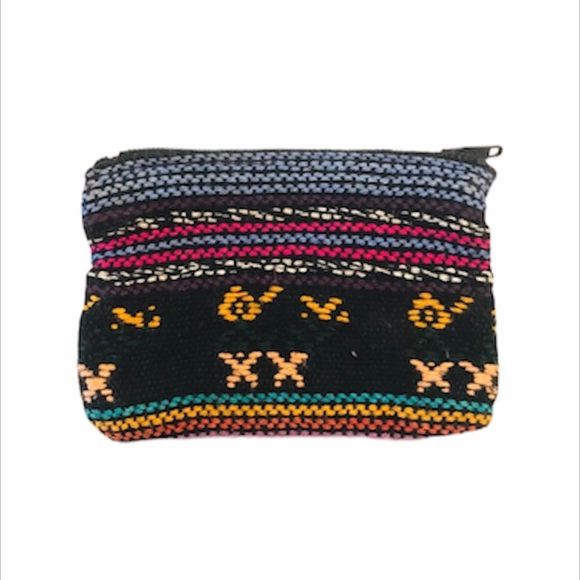 Coin Purse with Zipper Multi Color - Picture 1 of 4